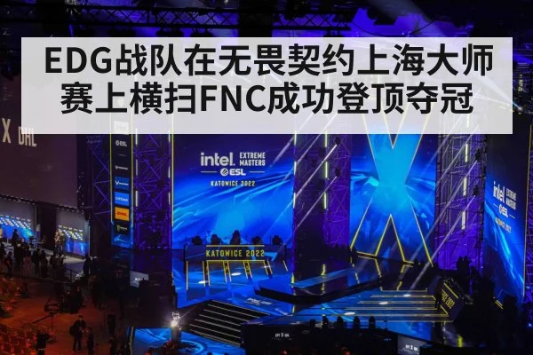 EDG战队在无畏契约上海大师赛上横扫FNC成功登顶夺冠